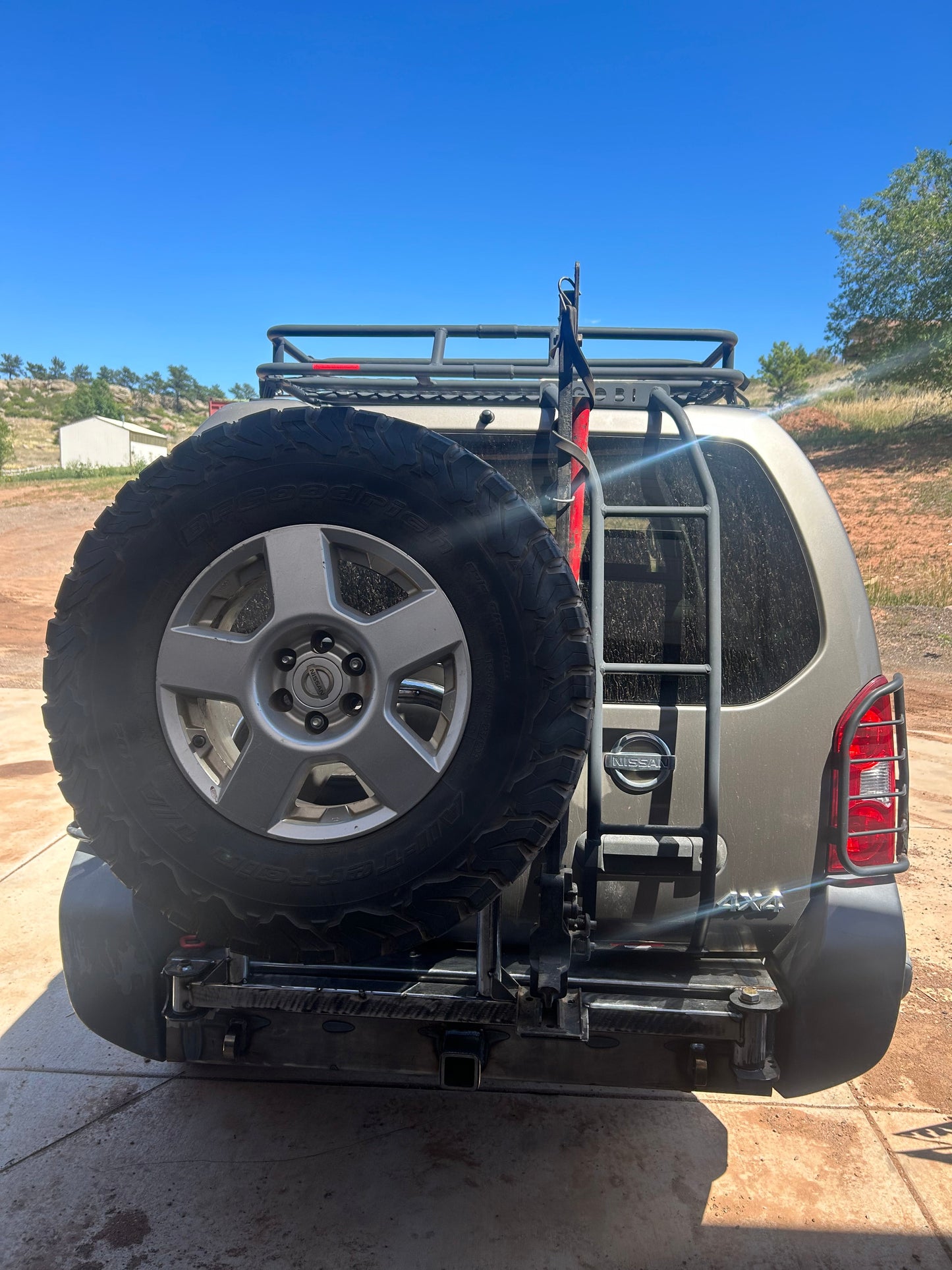 2nd Gen 2 (2005-2015) Nissan Xterra Rear bumper & Tire Carrier