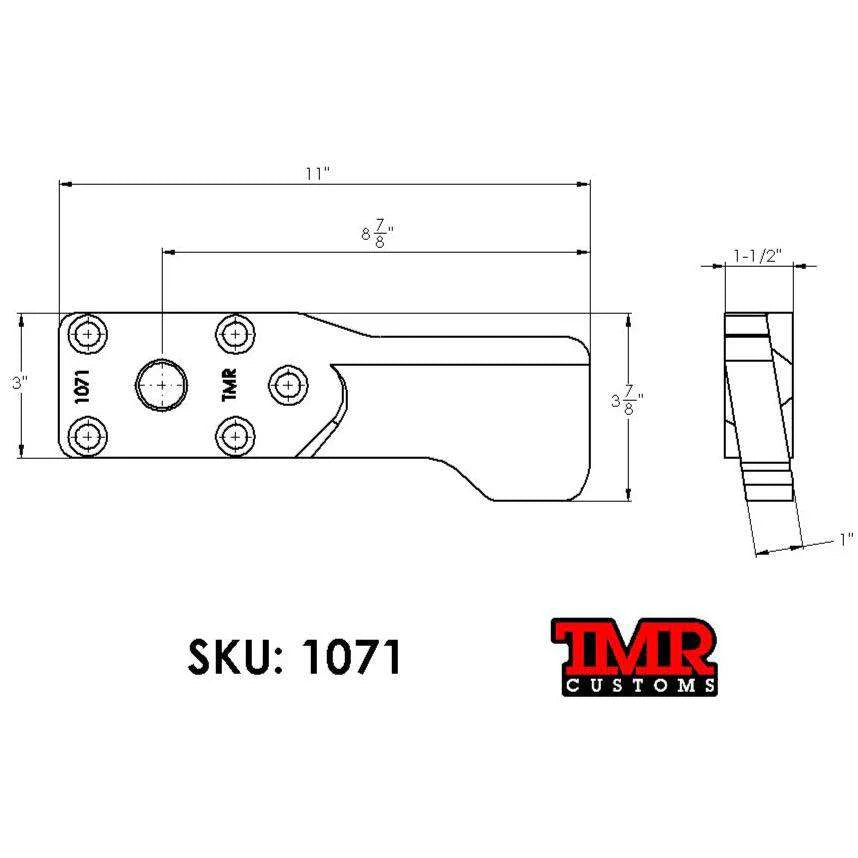Dana 60 Double Shear High Steer Arm - KING PIN