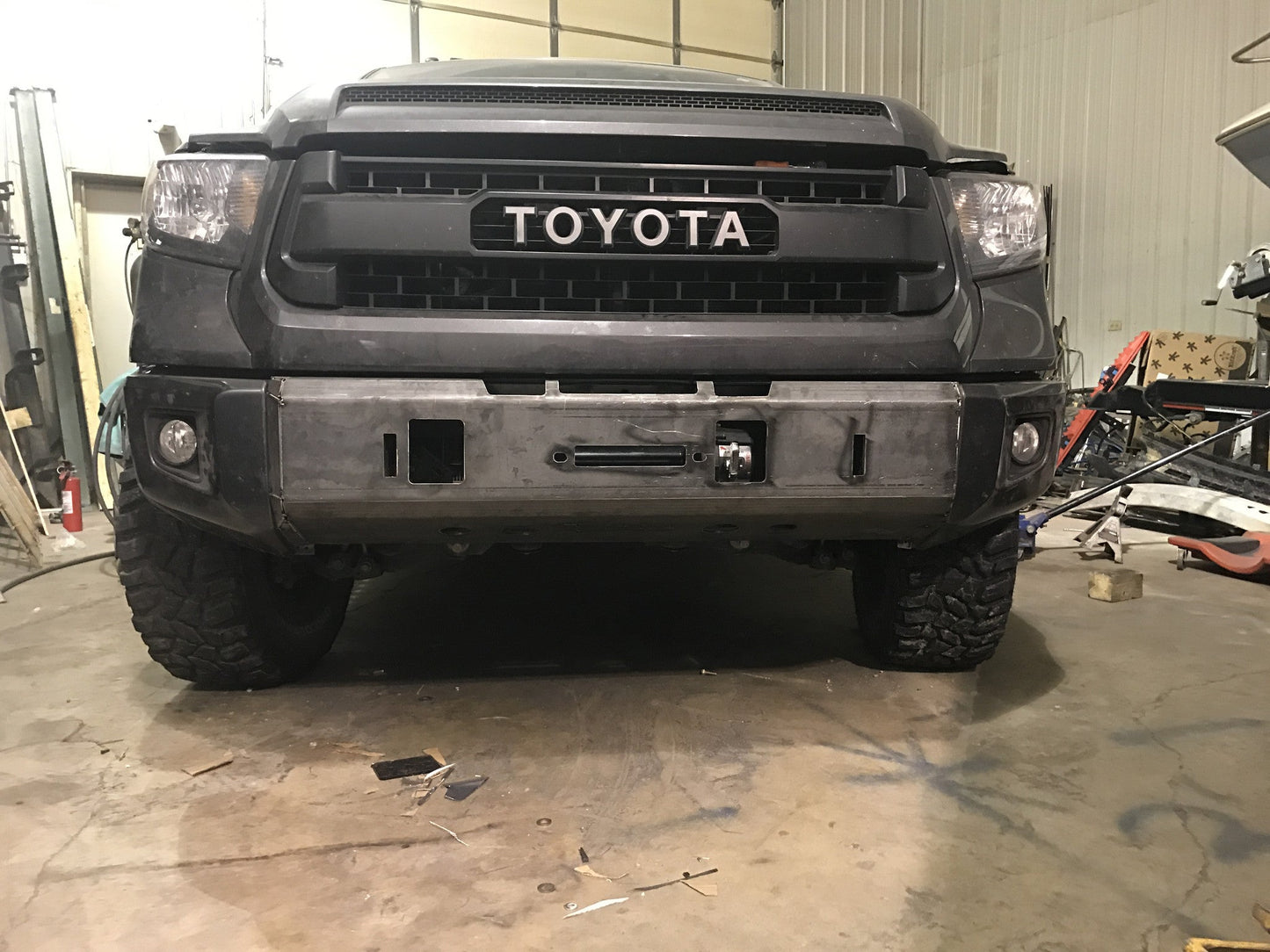 2014+ Toyota Tundra Titus Front Low Pro Winch Bumper