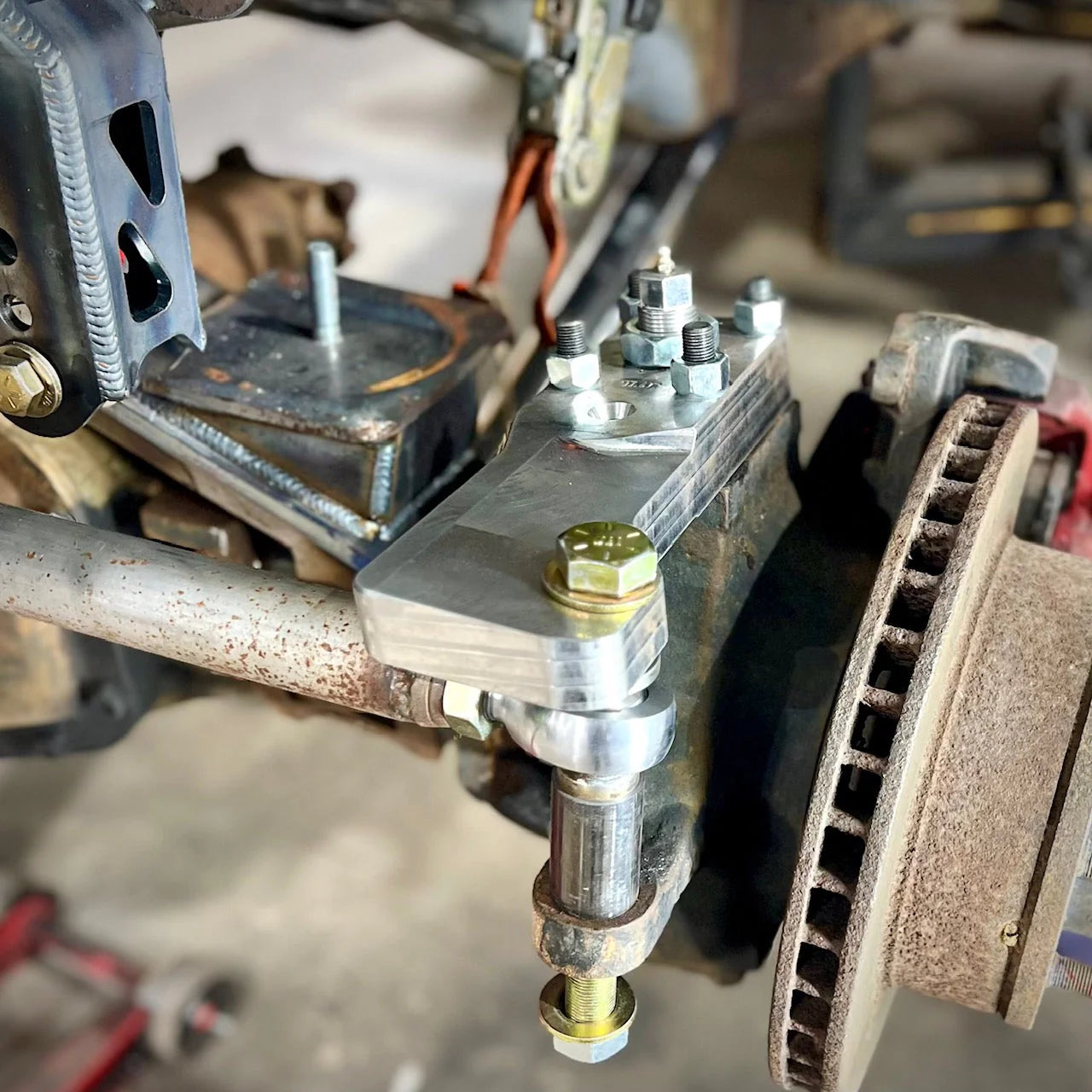 Dana 60 Double Shear High Steer Arm - KNUCKLE TIE IN KIT