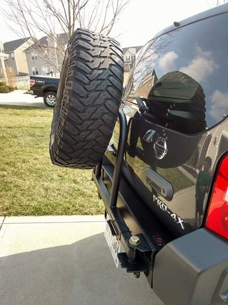 Nissan xterra online rear tire carrier