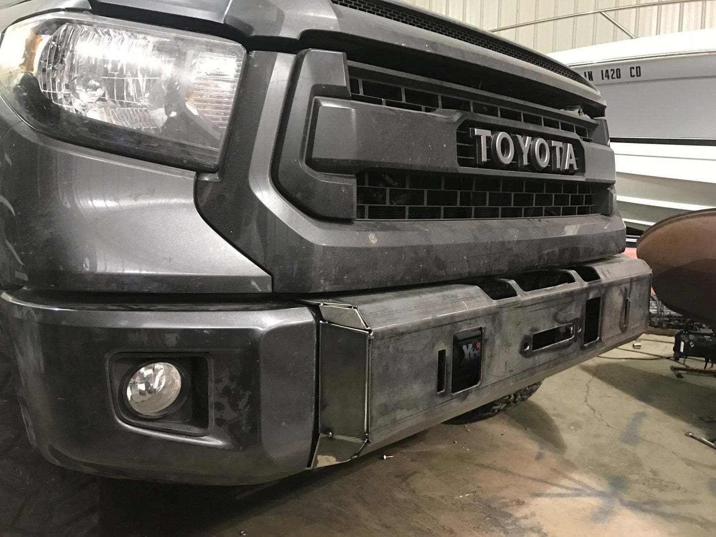 2014+ Toyota Tundra Titus Front Low Pro Winch Bumper